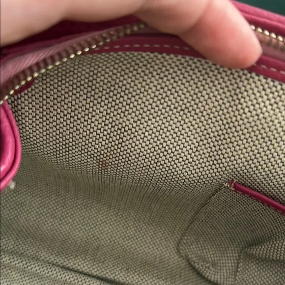 Dooney and Bourke Small Bucket Satchel in pink. Y2K, Barbie style - Picture 9 of 16